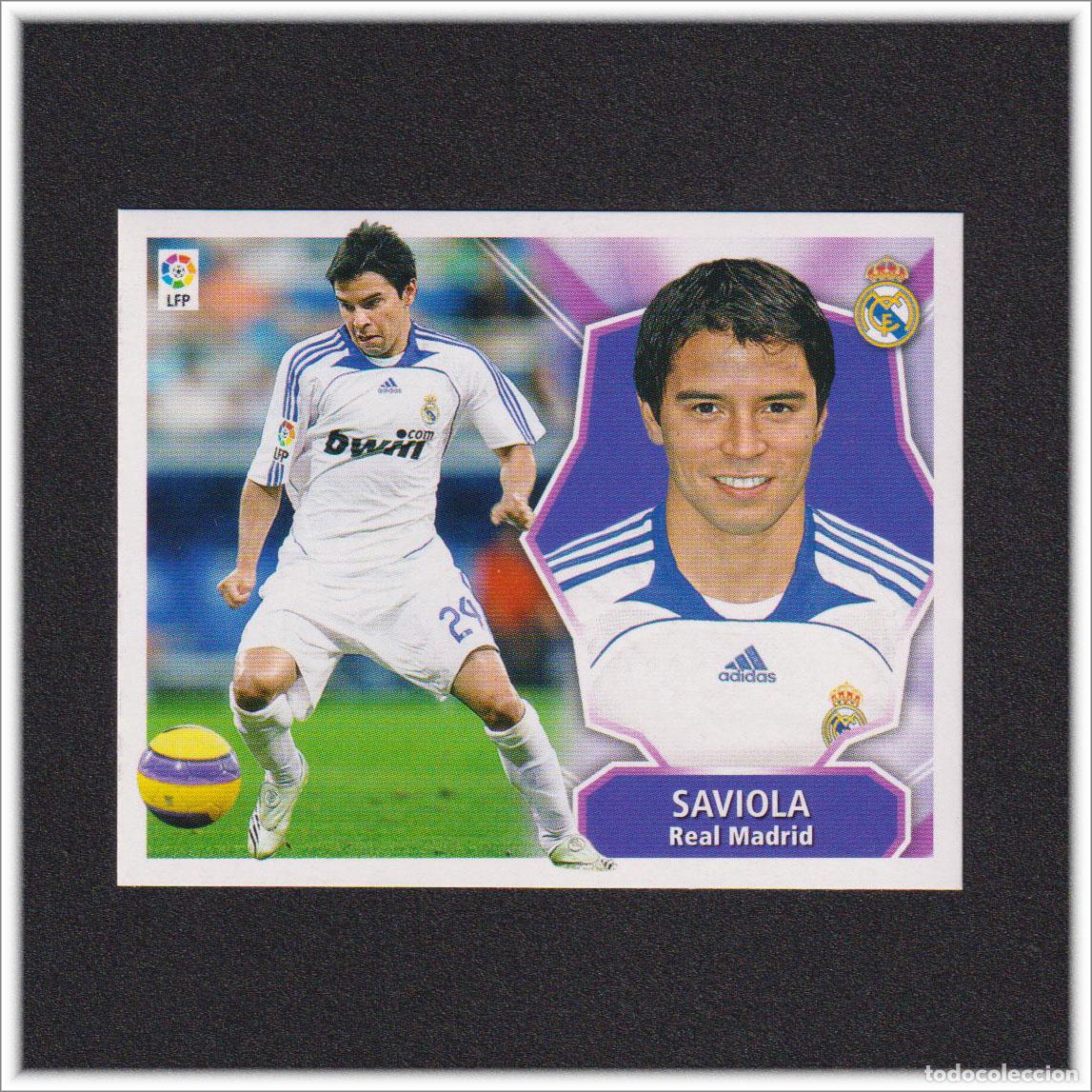 Cartes &agrave; collectionner de Football: LIGA ESTE 2008 2009 08 09 PANINI SAVIOLA REAL MADRID COLECCI&Oacute;N LIGA ALBUM