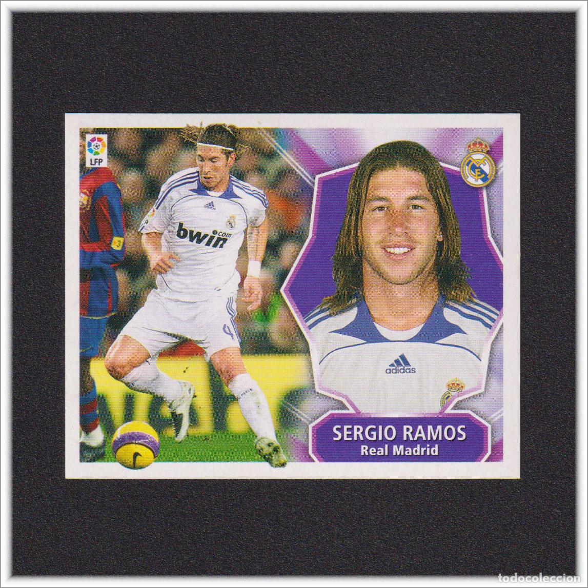 Cartes &agrave; collectionner de Football: LIGA ESTE 2008 2009 08 09 PANINI SERGIO RAMOS REAL MADRID COLECCI&Oacute;N LIGA ALBUM