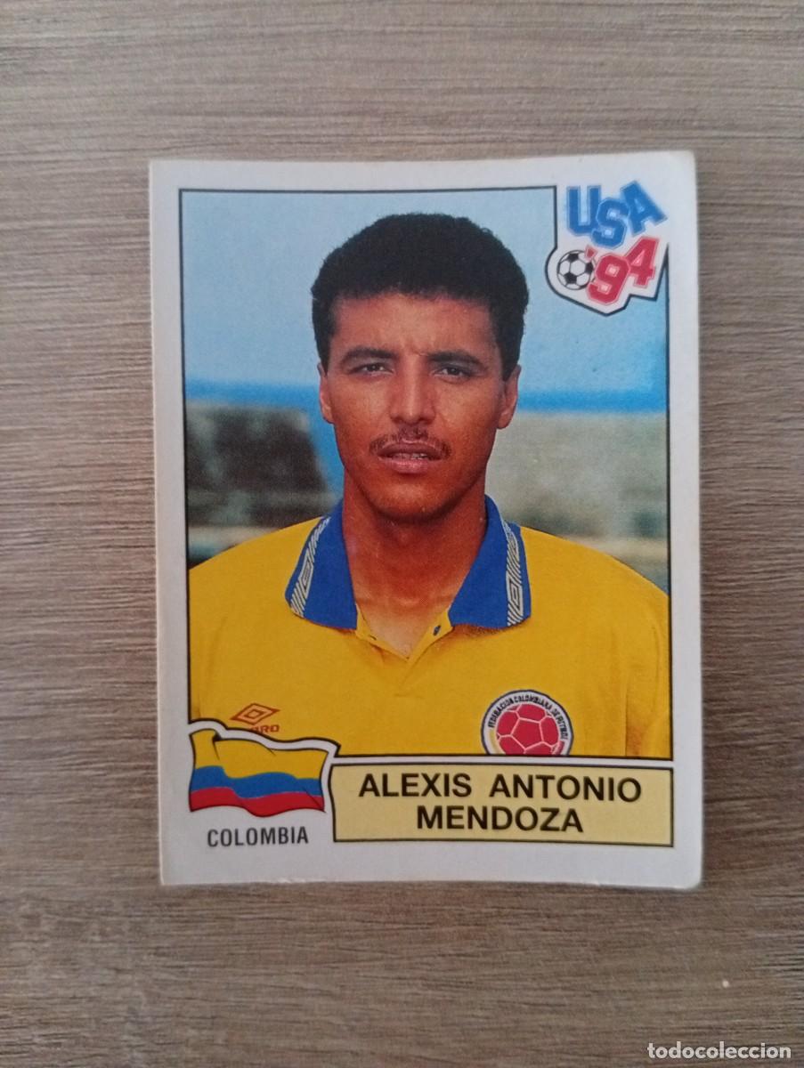 Cartes &agrave; collectionner de Football: ALEXIS ANTONIO MENDOZA 57 COLOMBIA MUNDIAL USA 94 1994 SIN PEGAR NUNCA PEGADO