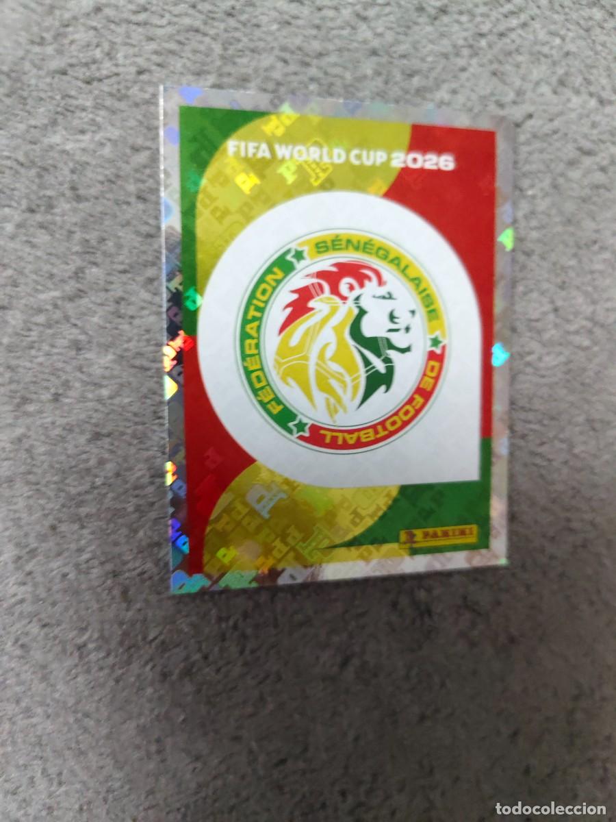 Cartes &agrave; collectionner de Football: SEN 1 SEN1 MUNDIAL 2026 PANINI LOGO ESCUDO SENEGAL 26 WORLD CUP STICKER PANINI FIFA AAZ