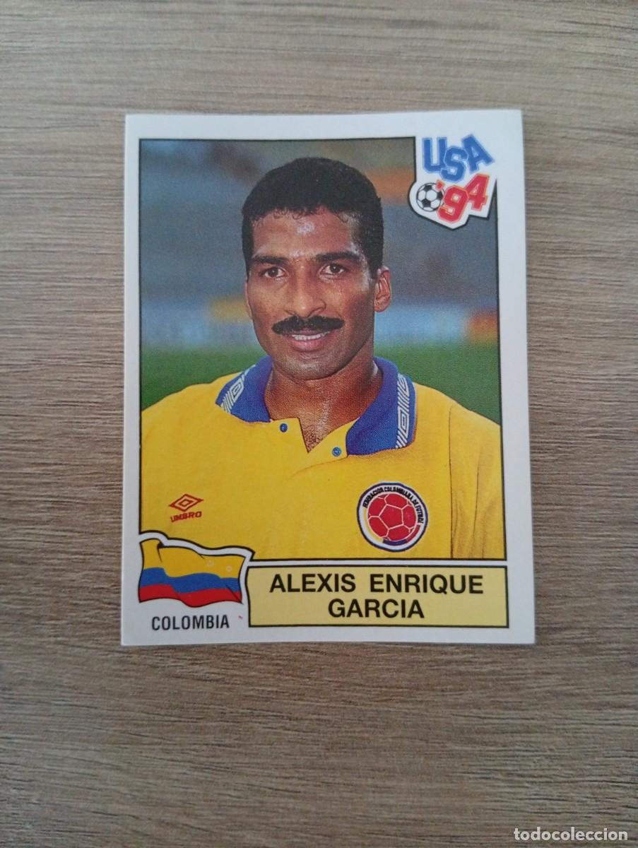 Cartes &agrave; collectionner de Football: ALEXIS ENRIQUE GARCIA 64 COLOMBIA MUNDIAL USA 94 1994 SIN PEGAR NUNCA PEGADO