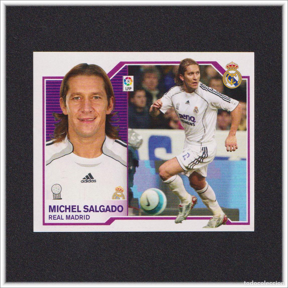 Cartes &agrave; collectionner de Football: LIGA ESTE 2007 2008 07 08 PANINI MIGUEL SALGADO REAL MADRID COLECCI&Oacute;N ALBUM F&Uacute;TBOL