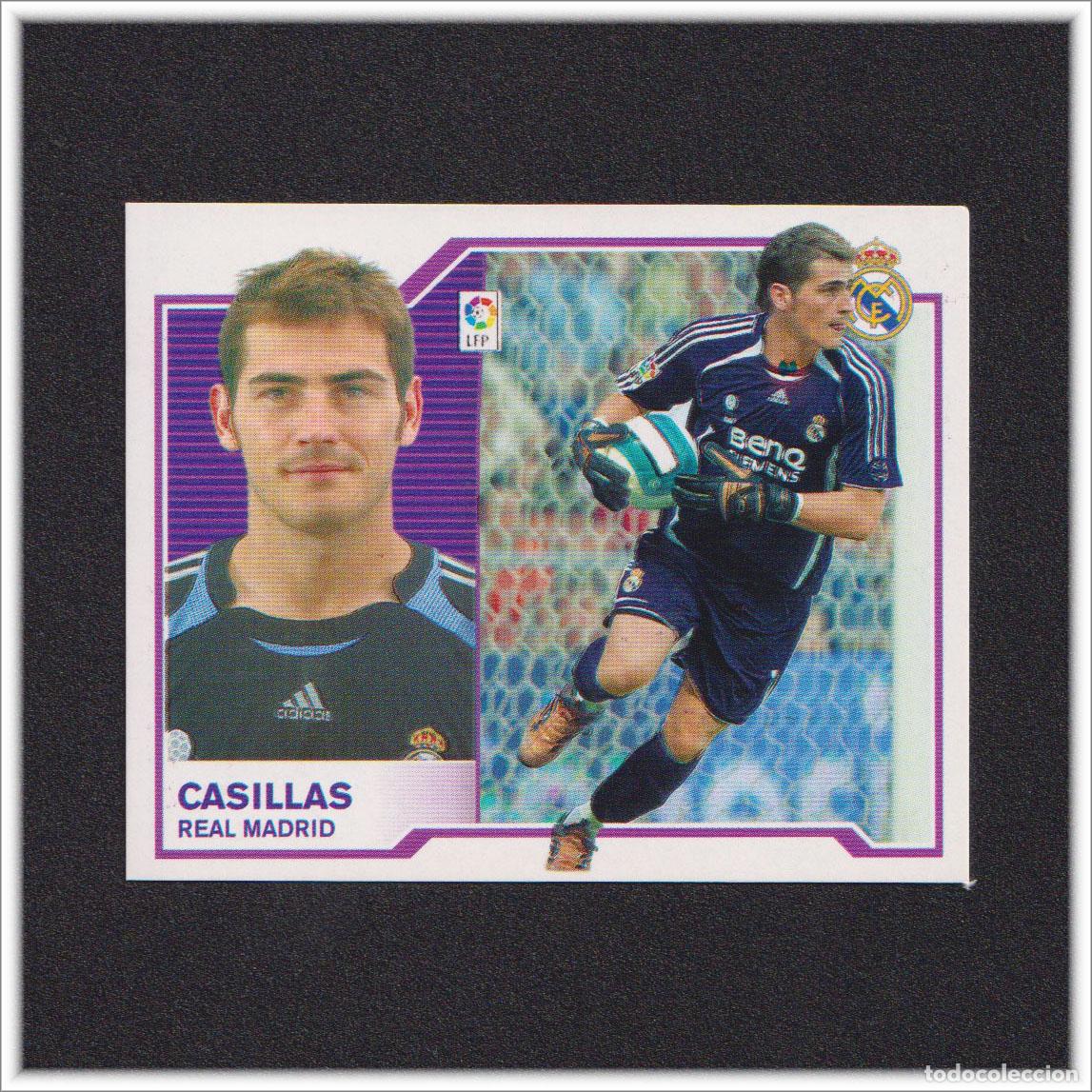 Cartes &agrave; collectionner de Football: LIGA ESTE 2007 2008 07 08 PANINI IKER CASILLAS REAL MADRID COLECCI&Oacute;N ALBUM F&Uacute;TBOL