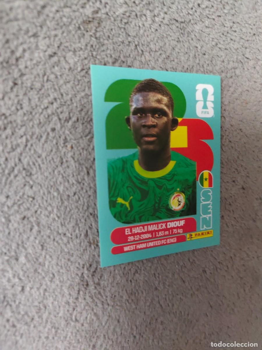 Cartes &agrave; collectionner de Football: SEN 7 SEN7 MUNDIAL 2026 PANINI EL HADJI MALICK DIOUF SENEGAL 26 WORLD CUP STICKER PANINI FIFA AAZ
