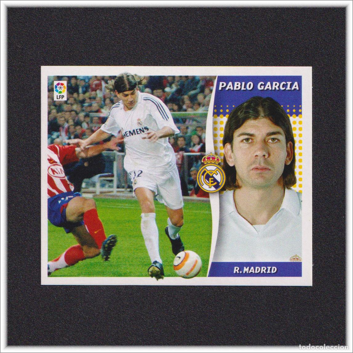 Cromos de Futebol: LIGA ESTE 2006 2007 06 07 PANINI PABLO GARC&Iacute;A REAL MADRID COLECCI&Oacute;N ALBUM F&Uacute;TBOL