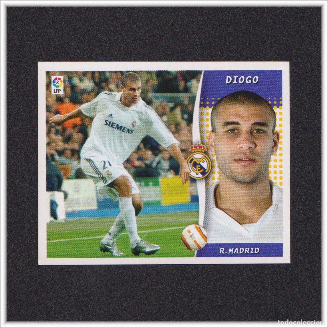 Cromos de Futebol: LIGA ESTE 2006 2007 06 07 PANINI DIOGO REAL MADRID COLECCI&Oacute;N ALBUM F&Uacute;TBOL