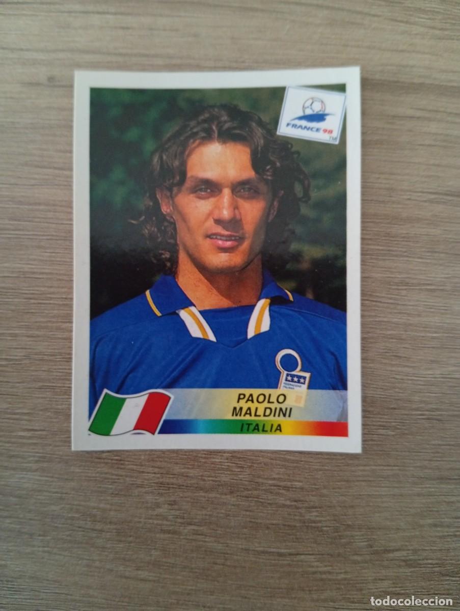 Cromos de Futebol: PAOLO MALDINI SERENISIMA DANONE PANINI FRANCIA 1998 98 SIN PEGAR NUNCA PEGADO