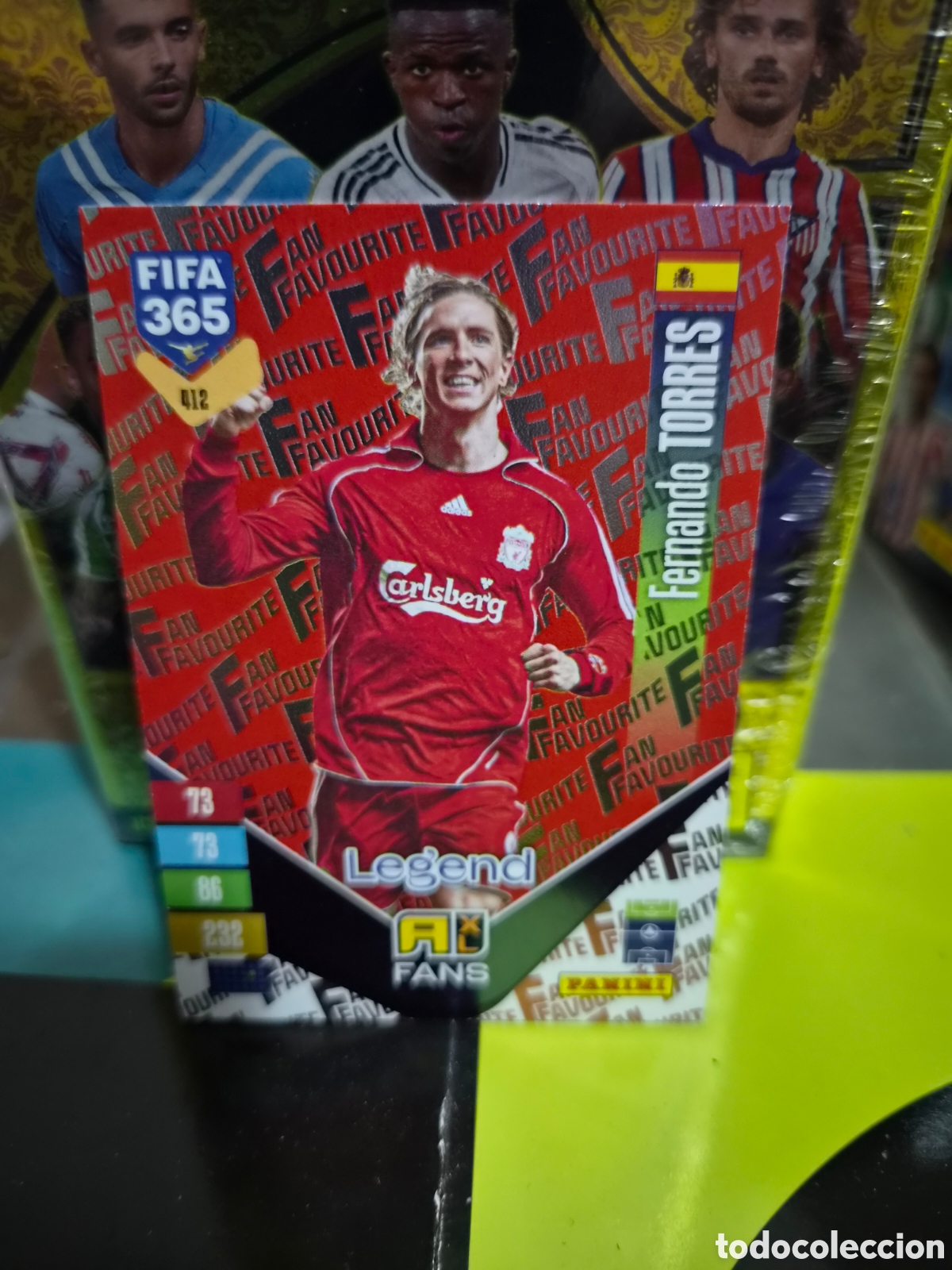 Cromos de Futebol: N&deg;412 Fans Red Fernando Torres FIFA 365 2027