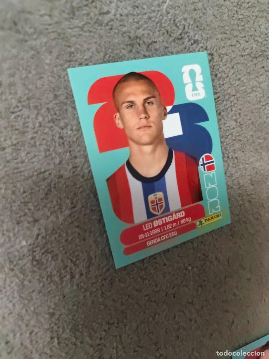 Cartes &agrave; collectionner de Football: NOR 4 NOR4 MUNDIAL 2026 PANINI LEO OSTIG&Aring;RD NORUEGA 26 WORLD CUP STICKER PANINI FIFA AAZ