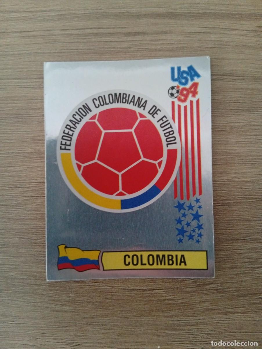 Cartes &agrave; collectionner de Football: ESCUDO COLOMBIA 58 MUNDIAL USA 94 1994 SIN PEGAR NUNCA PEGADO