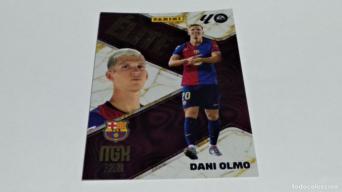 Cartes &agrave; collectionner de Football: 4 DANI OLMO ELITE DEL BARCELONA 25 26 MGK 2025 2026 MEGACRACKS PANINI