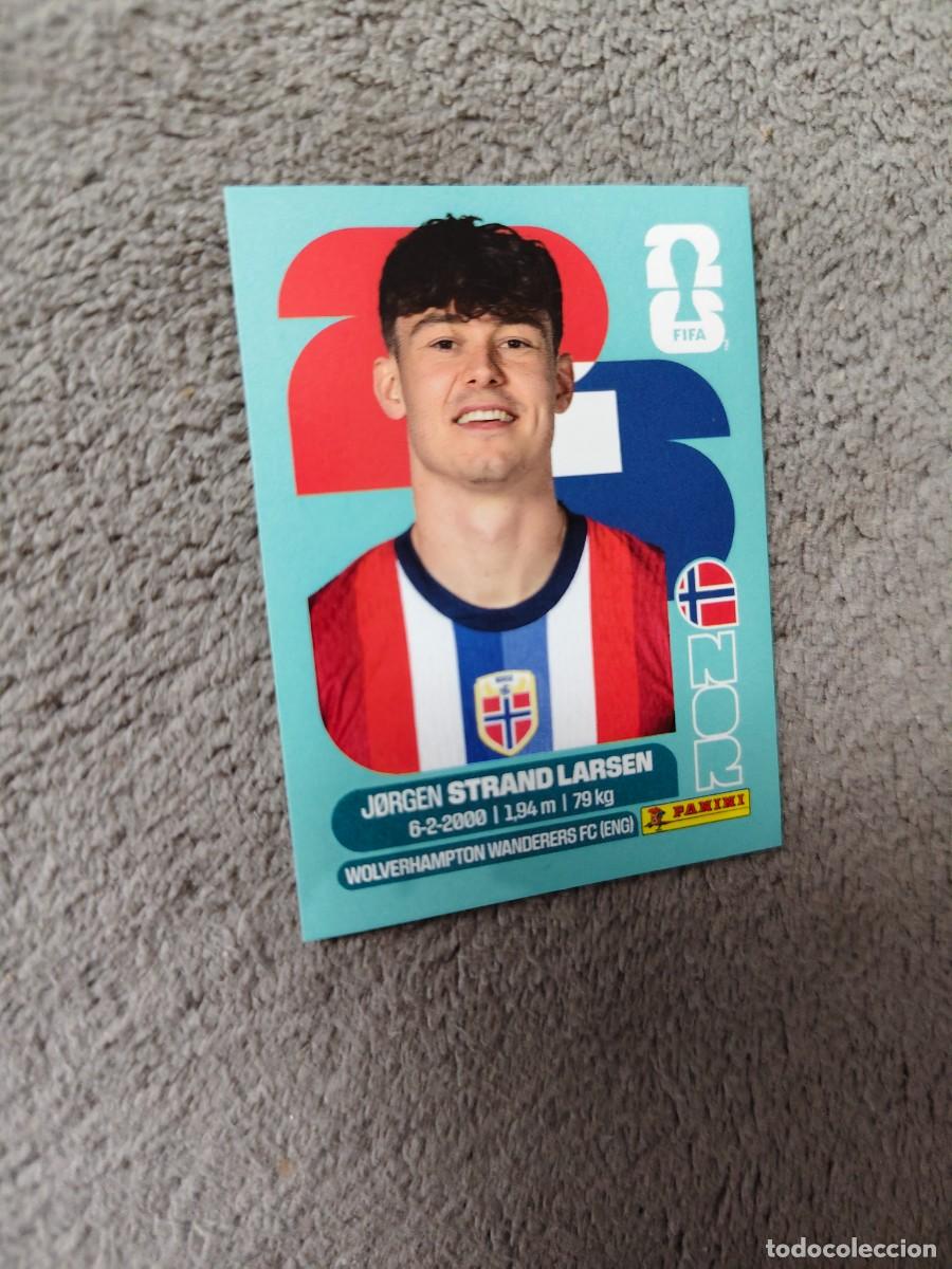 Cartes &agrave; collectionner de Football: NOR NOR18 18 MUNDIAL 2026 PANINI JORGEN STRAND LARSEN NORUEGA 26 WORLD CUP STICKER PANINI FIFA AAZ