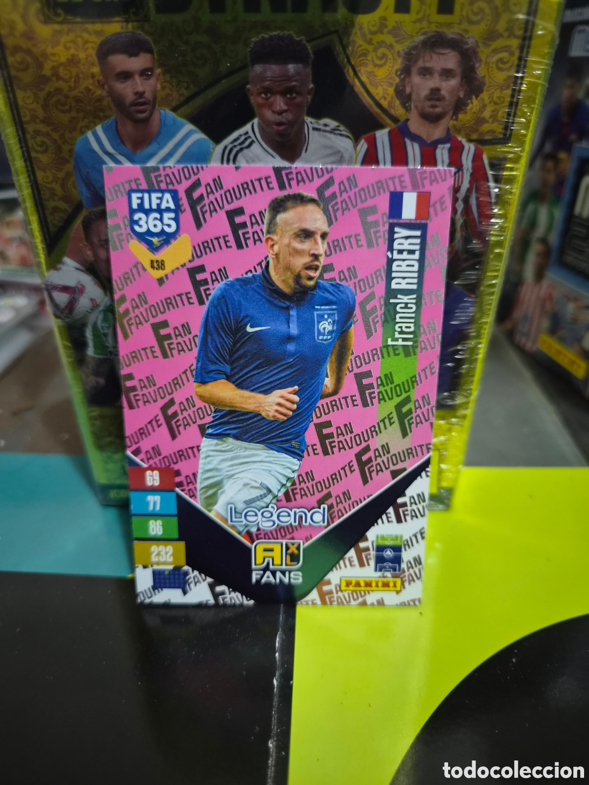 Cartes &agrave; collectionner de Football: N&deg;438 Fans Legends Ribery FIFA 365 2027