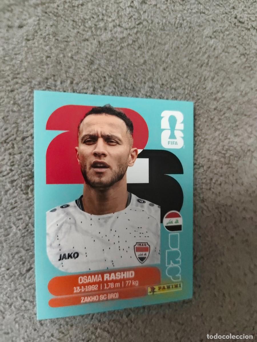Cartes &agrave; collectionner de Football: IRQ IRQ17 17 MUNDIAL 2026 PANINI OSAMA RASHID IRAQ 26 WORLD CUP STICKER PANINI FIFA AAZ