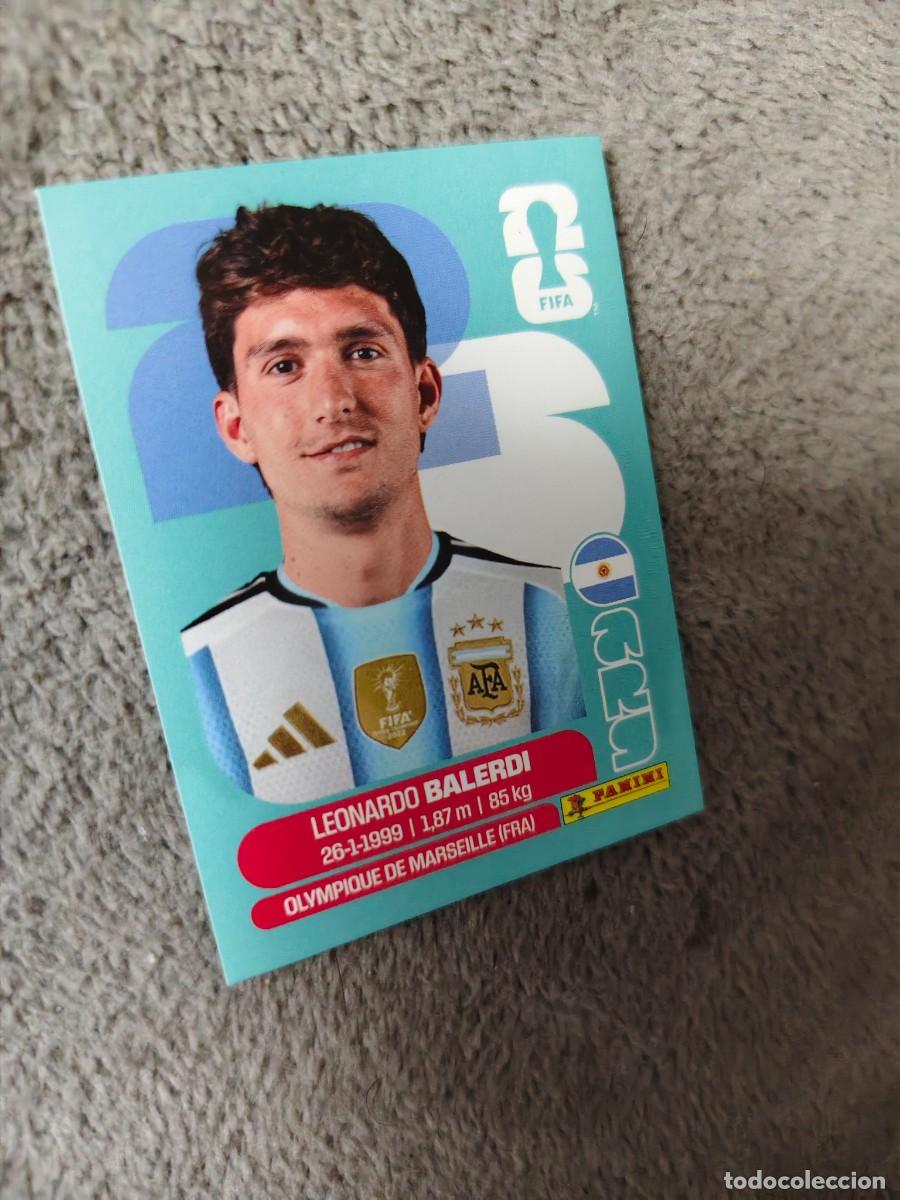 Cromos de f&uacute;tbol: ARG 7 ARG7 MUNDIAL 2026 PANINI LEONARDO BALERDI ARGENTINA 26 WORLD CUP STICKER PANINI FIFA AAZ