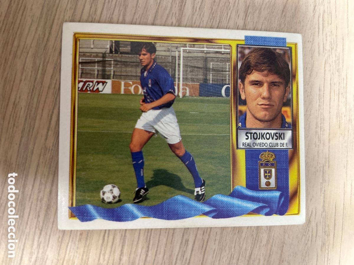 Cromos de f&uacute;tbol: STOJKOVSKI OVIEDO COLOCA LIGA ESTE 1995 1996 95 96 NUNCA PEGADO SIN PEGAR