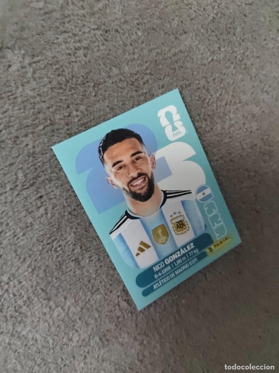 Cromos de f&uacute;tbol: ARG ARG16 16 MUNDIAL 2026 PANINI NICO GONZALEZ ARGENTINA 26 WORLD CUP STICKER PANINI FIFA AAZ