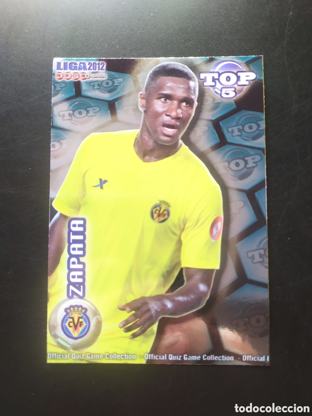 Cromos de f&uacute;tbol: Mundicromo fichas Liga 2011 2012 11 12 Zapata top brillo azul n&deg; 575 Villarreal
