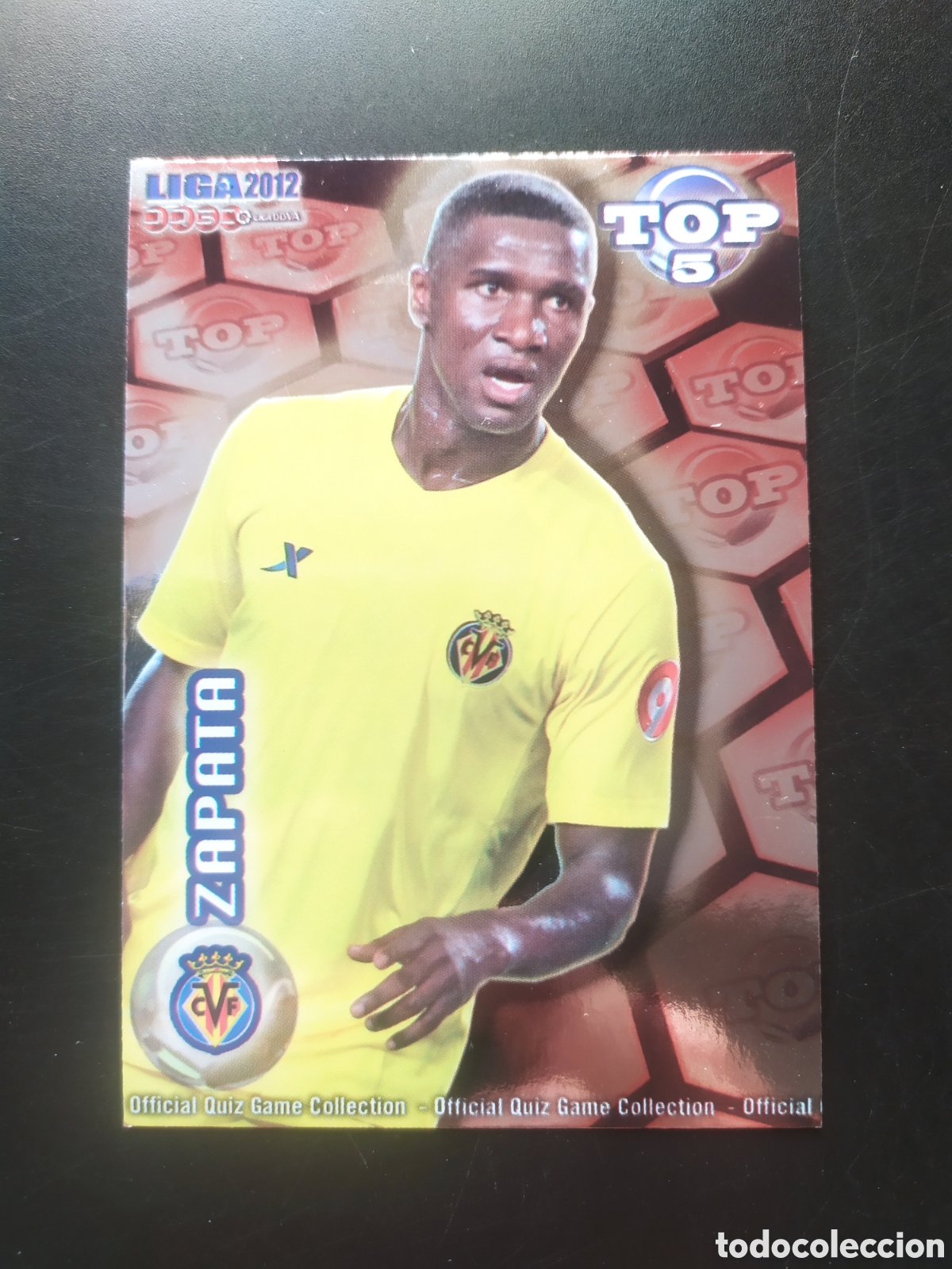 Cromos de f&uacute;tbol: Mundicromo fichas Liga 2011 2012 11 12 Zapata top brillo rojo n&deg; 575 Villarreal