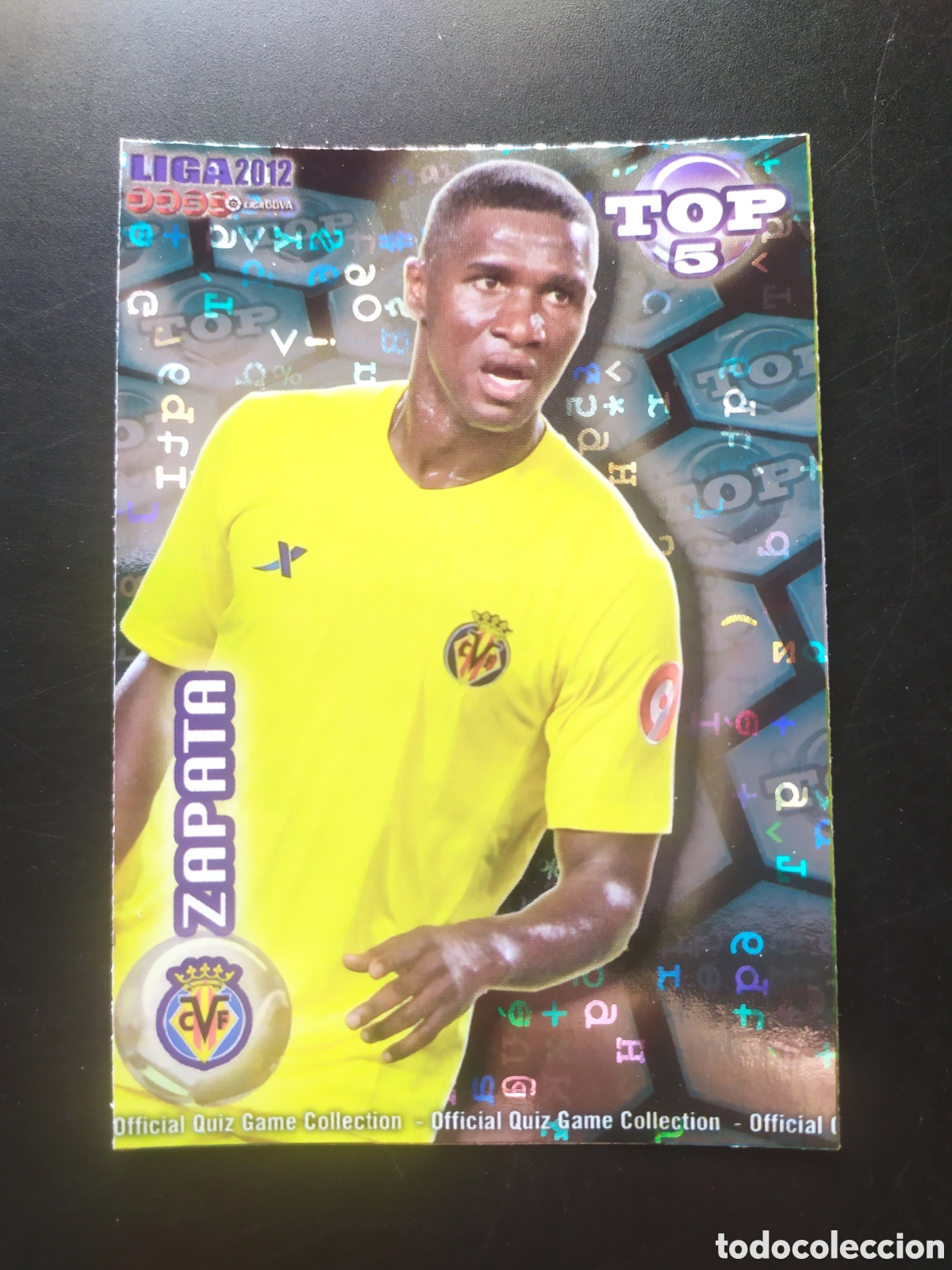 Cartes &agrave; collectionner de Football: Mundicromo fichas Liga 2011 2012 11 12 Zapata top brillo letras n&deg; 575 Villarreal
