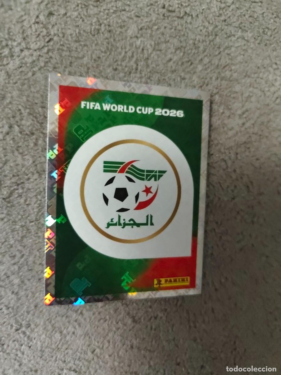 Cromos de f&uacute;tbol: ALG 1 ALG1 MUNDIAL 2026 PANINI LOGO ESCUDO ARGELIA 26 WORLD CUP STICKER PANINI FIFA AAZ