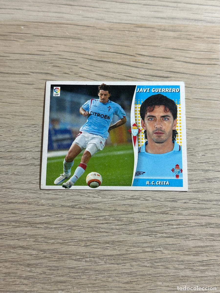 Cromos de Futebol: JAVI GUERRERO CELTA COLECCIONES ESTE LIGA 2006 2007 06 07 SIN PEGAR NUNCA PEGADO