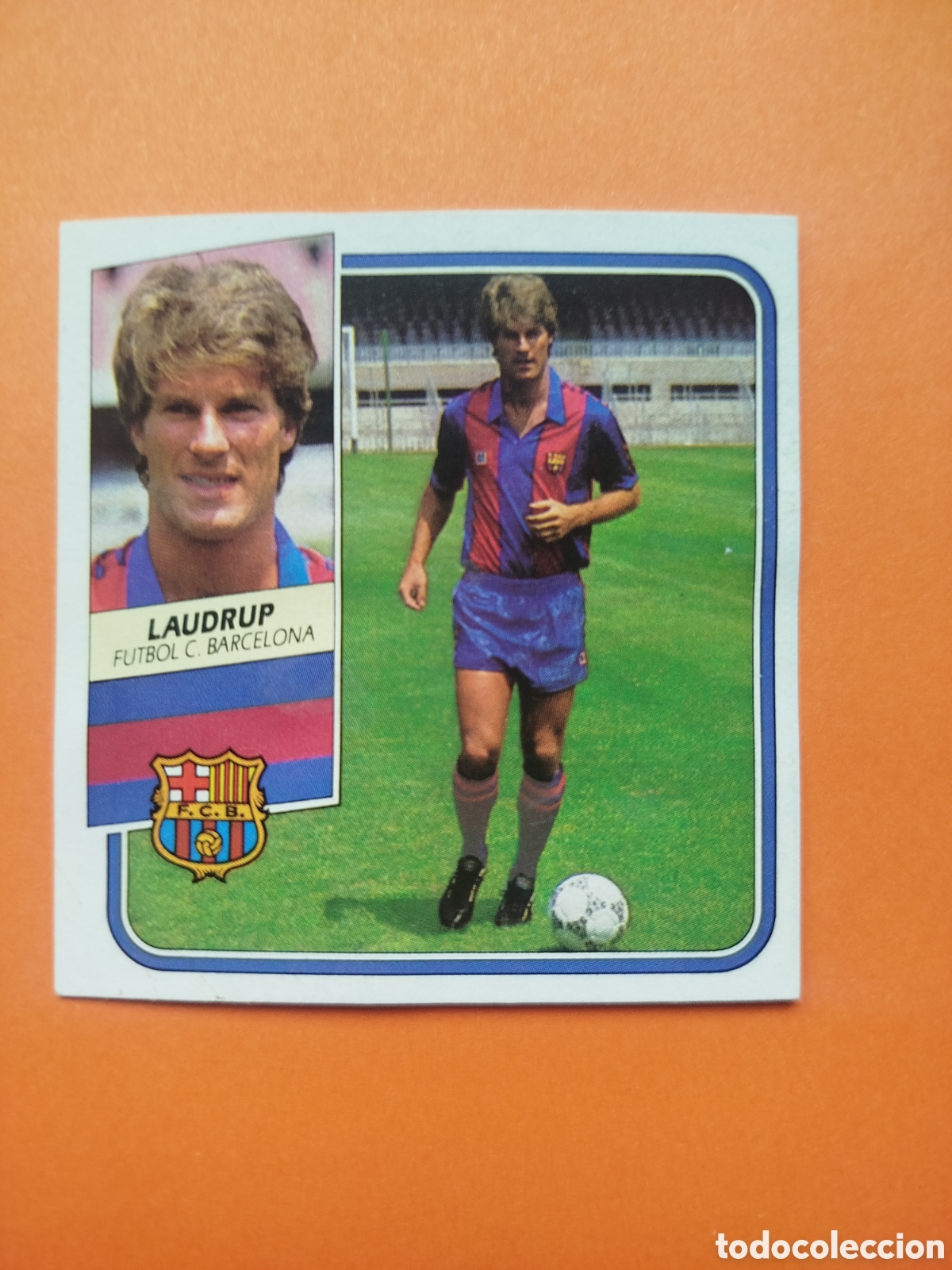 Cromos de Futebol: LAUDRUP FICHAJE 18 BARCELONA LIGA ESTE 89-90 RECUPERADO