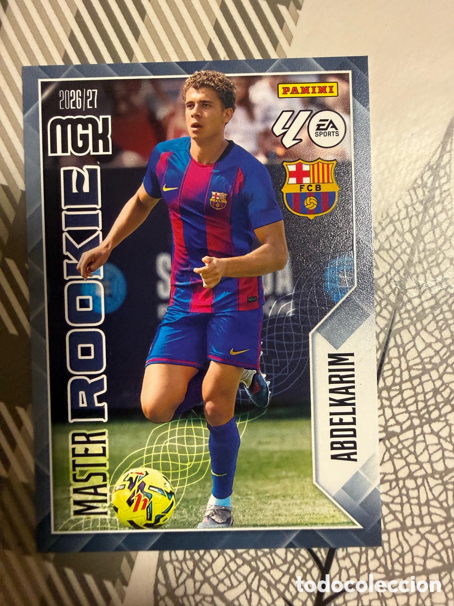 Cartes &agrave; collectionner de Football: Abdelkarim M&aacute;ster Rookie Megacracks 26/27