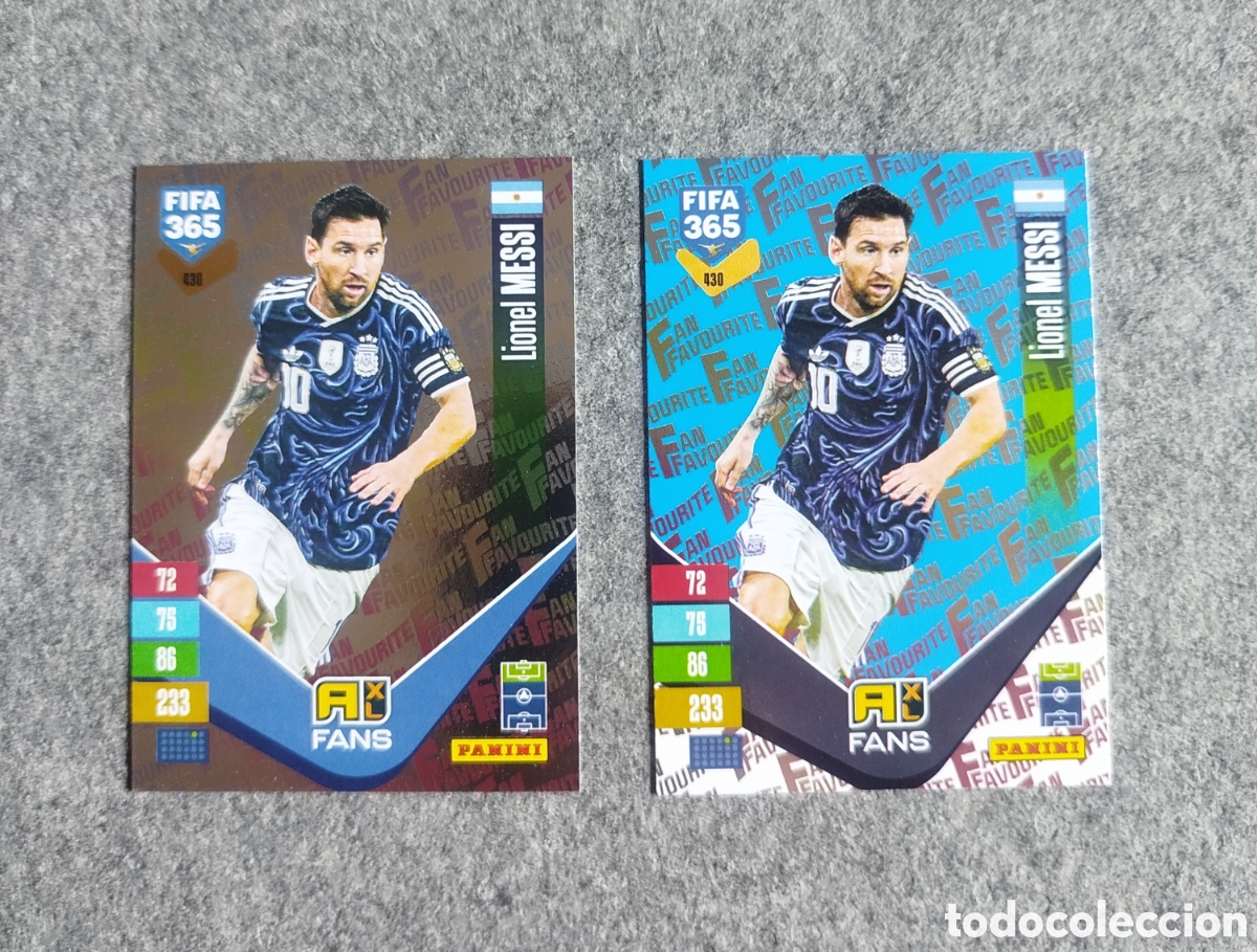 Cromos de Futebol: LOTE MESSI FANS ADRENALYN XL FIFA 365 2027 CROMOS TRADING CARDS PANINI ARGENTINA