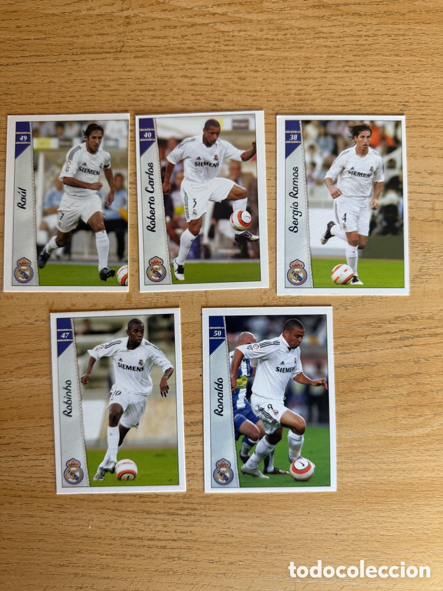 Cromos de Futebol: Lote Real Madrid Mundicromo 2007