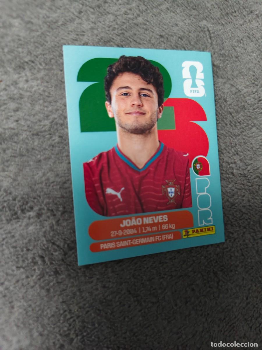Cromos de f&uacute;tbol: POR POR14 14 MUNDIAL 2026 PANINI JO&Atilde;O NEVES PORTUGAL 26 WORLD CUP STICKER PANINI FIFA AAZ