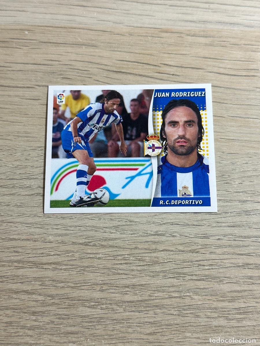 Cromos de f&uacute;tbol: JUAN RODRIGUEZ DEPORTIVO COLECCIONES ESTE LIGA 2006 2007 06 07 SIN PEGAR NUNCA PEGADO