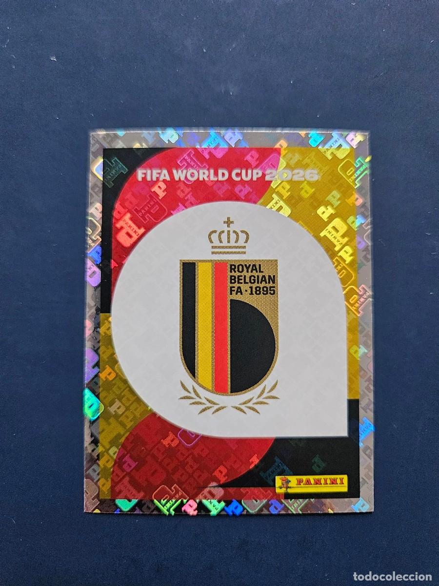Cromos de f&uacute;tbol: BEL 1 ESCUDO BELGICA FIFA WORLD CUP MUNDIAL 26 2026 SIN PEGAR NUNCA PEGADO