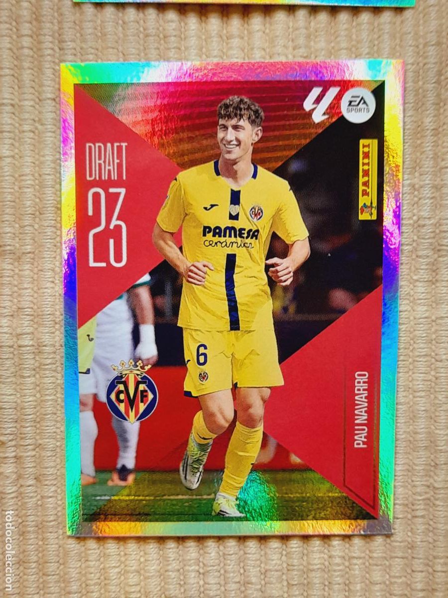 Cromos de f&uacute;tbol: CROMO 18 PAU NAVARRO (DRAFT 23) VILLARREAL CF LIGA 26-27 2026 2027 &Aacute;LBUM ESTE