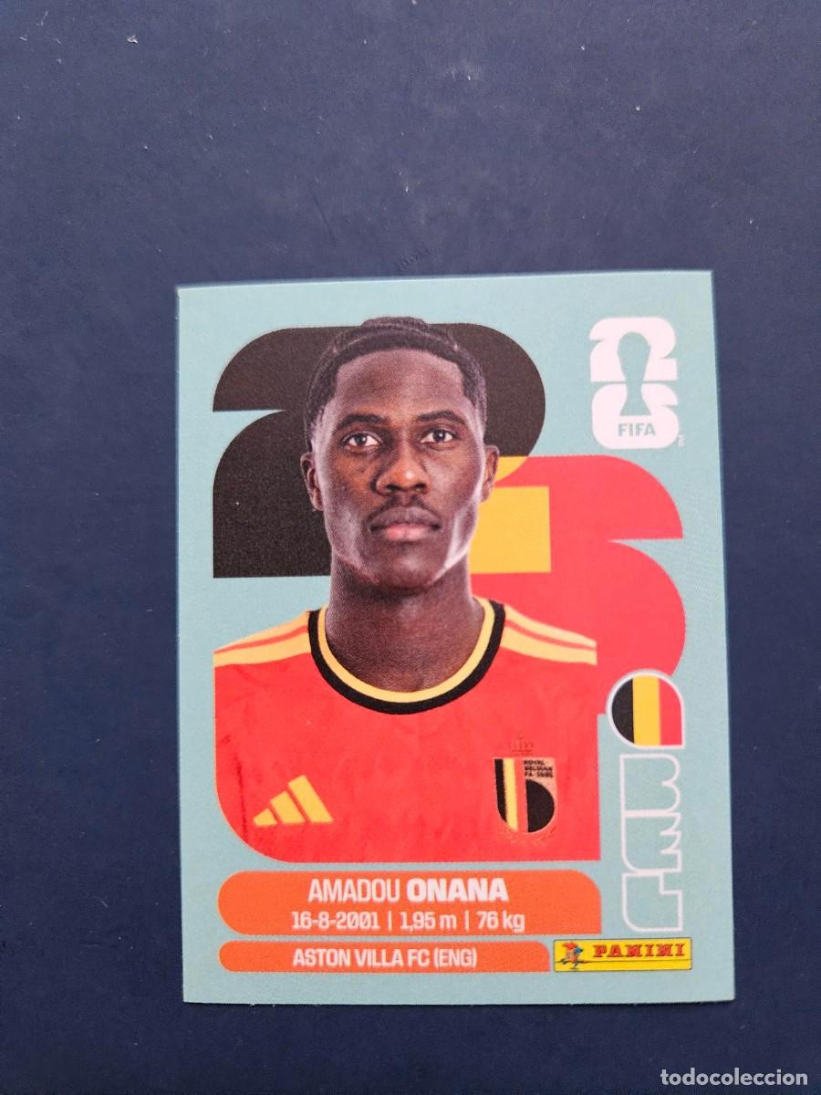Cromos de f&uacute;tbol: BEL 10 AMADOU ONANA BELGICA FIFA WORLD CUP MUNDIAL 26 2026 SIN PEGAR NUNCA PEGADO