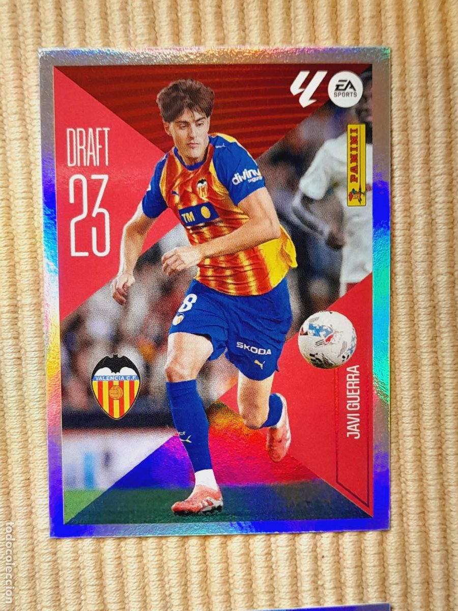 Fu&szlig;ball-Sticker: CROMO 12 JAVI GERRA (DRAFT 23) VALENCIA CF LIGA 26-27 2026 2027 &Aacute;LBUM ESTE