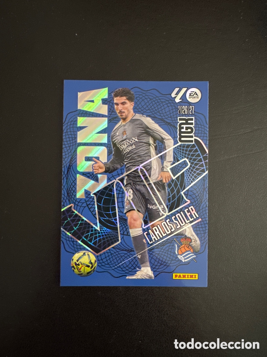 Fu&szlig;ball-Sticker: CARLOS SOLER ZONA VIP NUMERO 390 MEGACRACKS 2026 2027