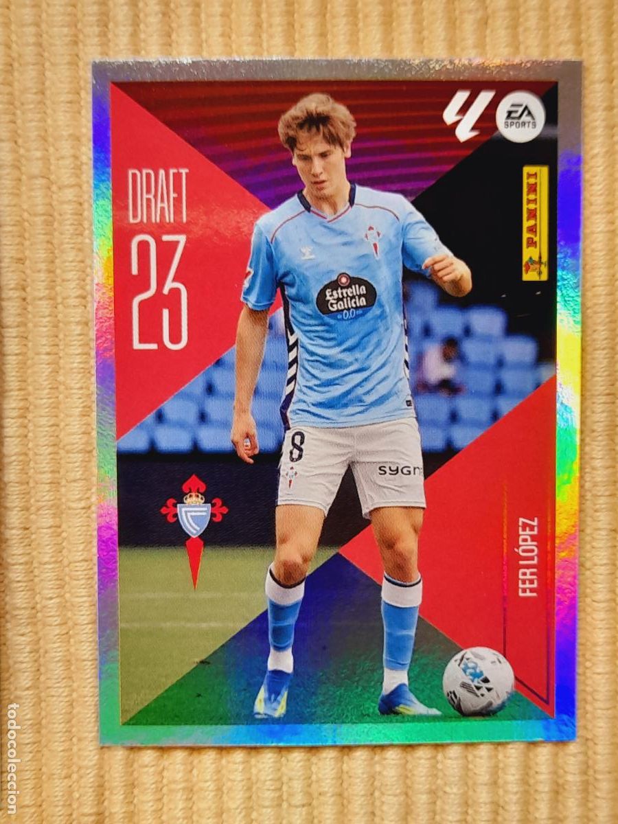 Cromos de f&uacute;tbol: CROMO 7 FER LOPEZ (DRAFT 23) CELTA DE VIGO LIGA 26-27 2026 2027 &Aacute;LBUM ESTE
