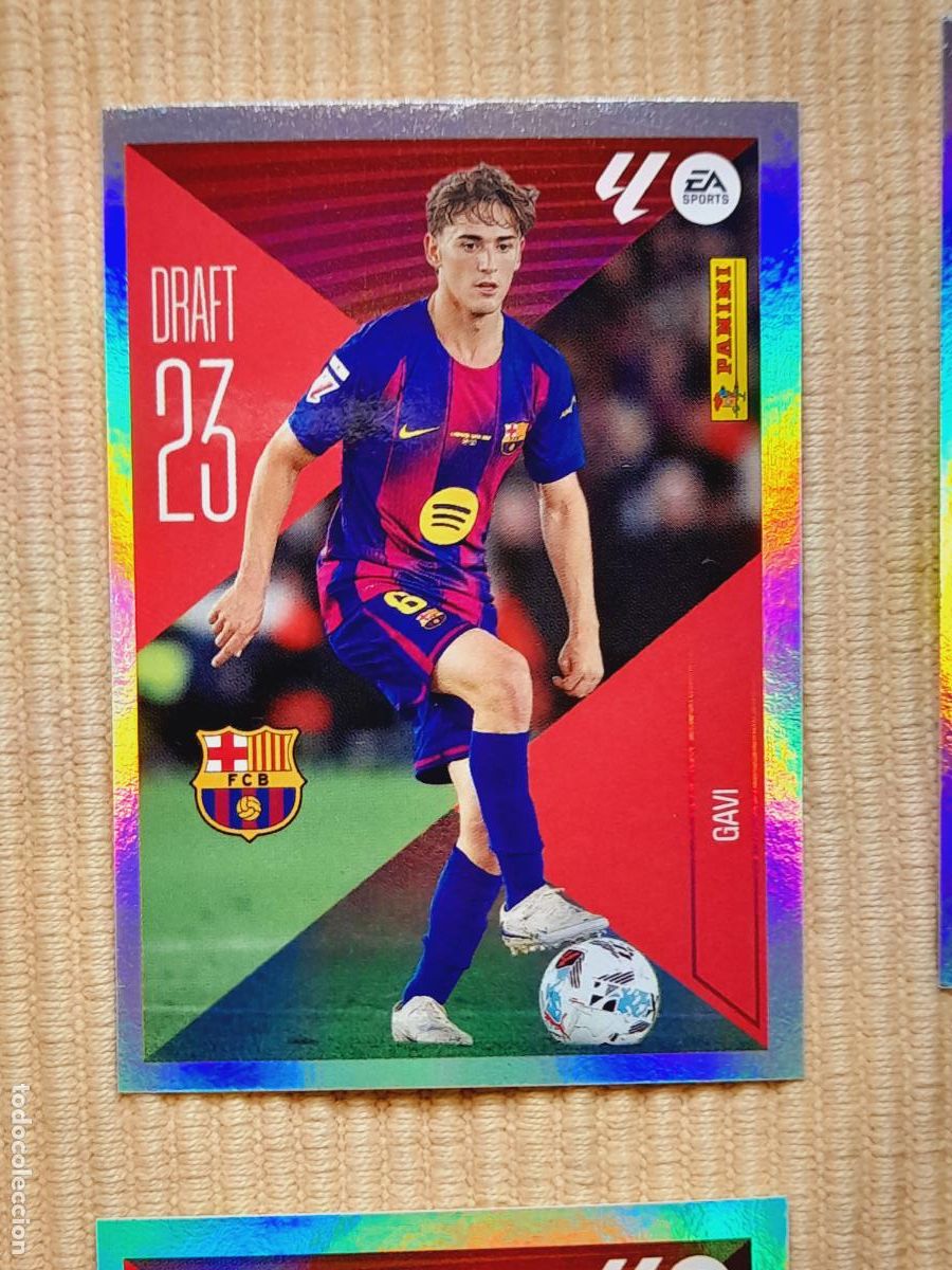 Figurine di Calcio: CROMO 8 GAVI (DRAFT 23) FC BARCELONA LIGA 26-27 2026 2027 &Aacute;LBUM ESTE