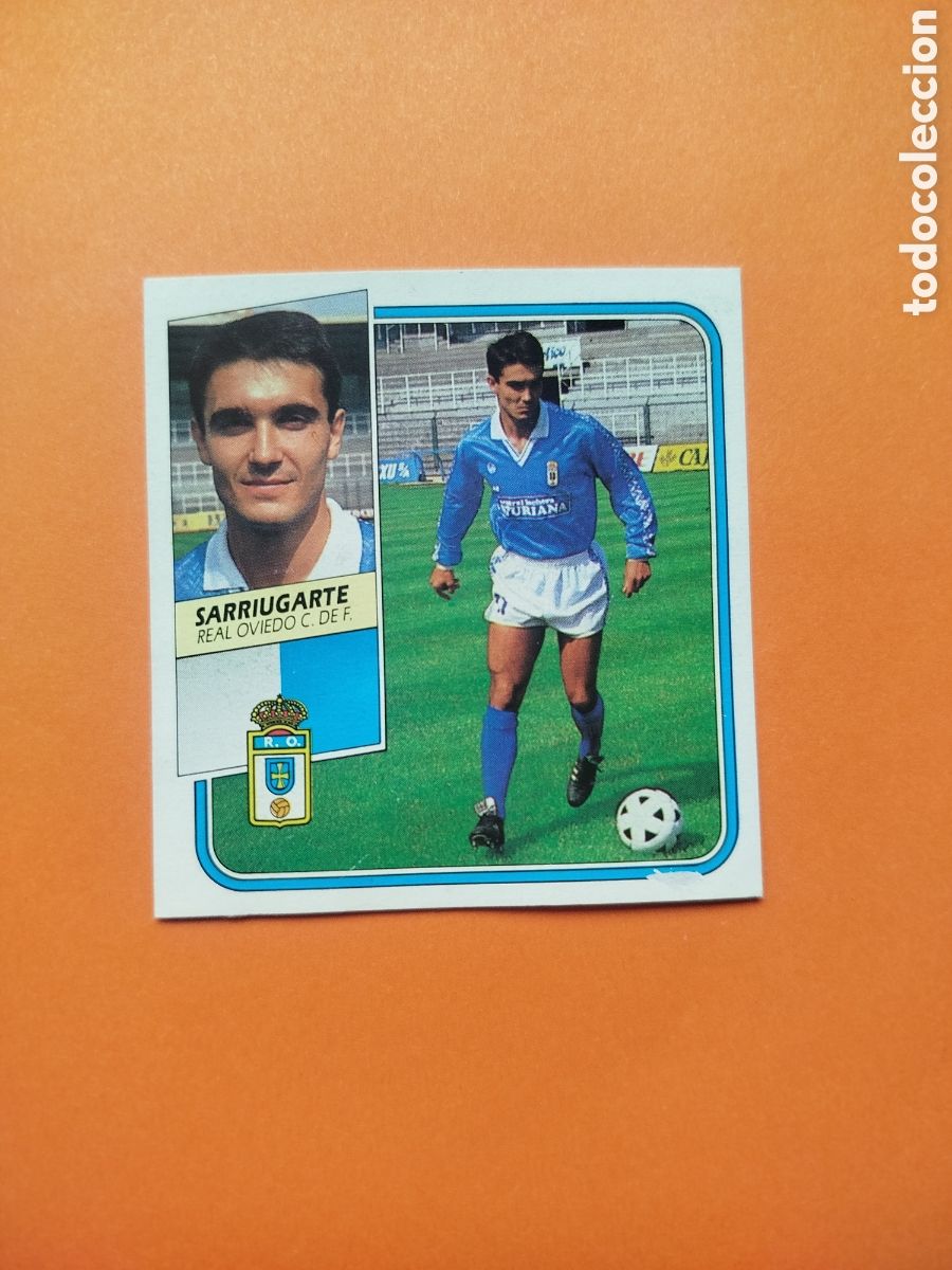 Figurine di Calcio: SARRIUGARTE COLOCA OVIEDO LIGA ESTE 89-90 DESPEGADO