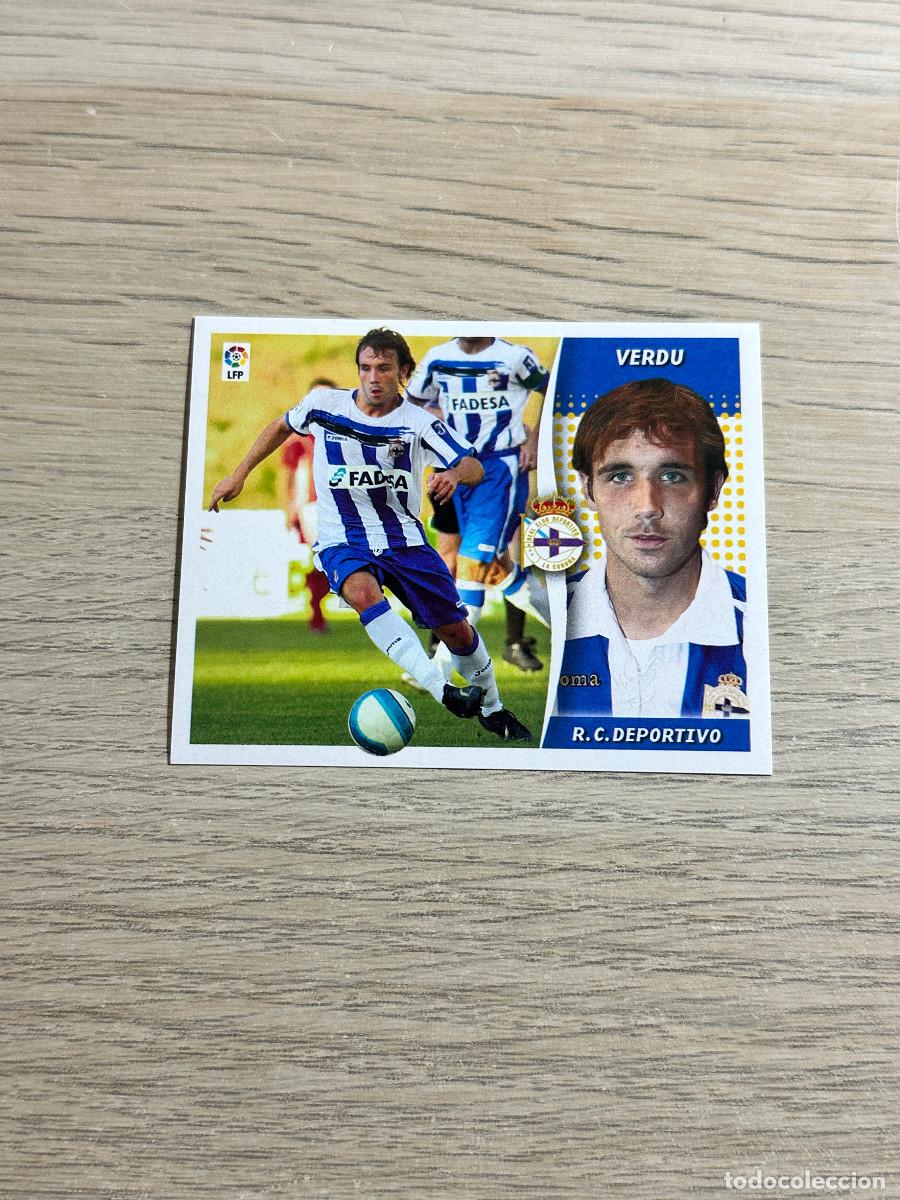 Figurine di Calcio: VERDU COLOCA DEPORTIVO COLECCIONES ESTE LIGA 2006 2007 06 07 SIN PEGAR NUNCA PEGADO