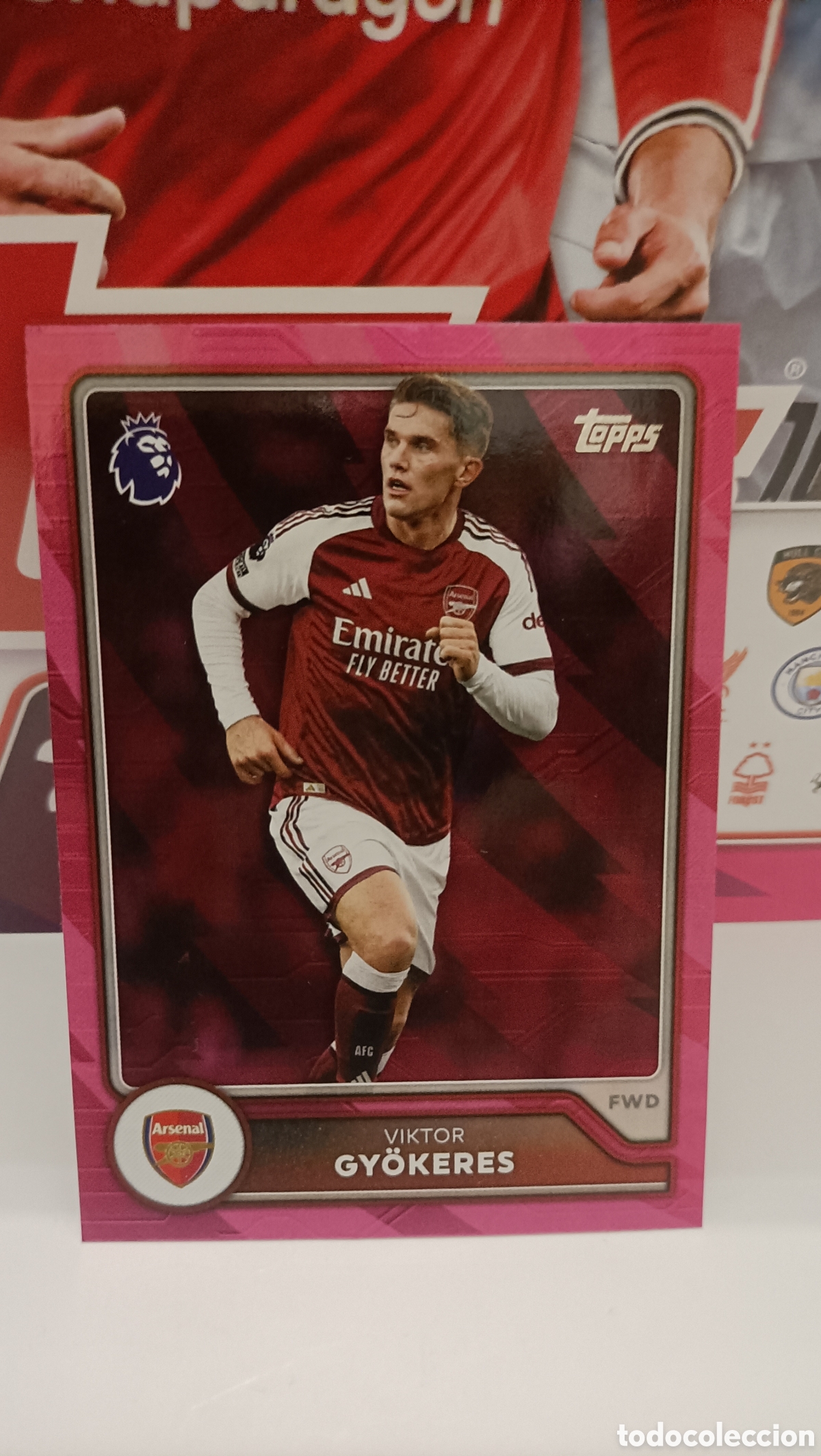 Figurine di Calcio: Gy&ouml;keres (Arsenal) Parallel Topps Premier League 26/27