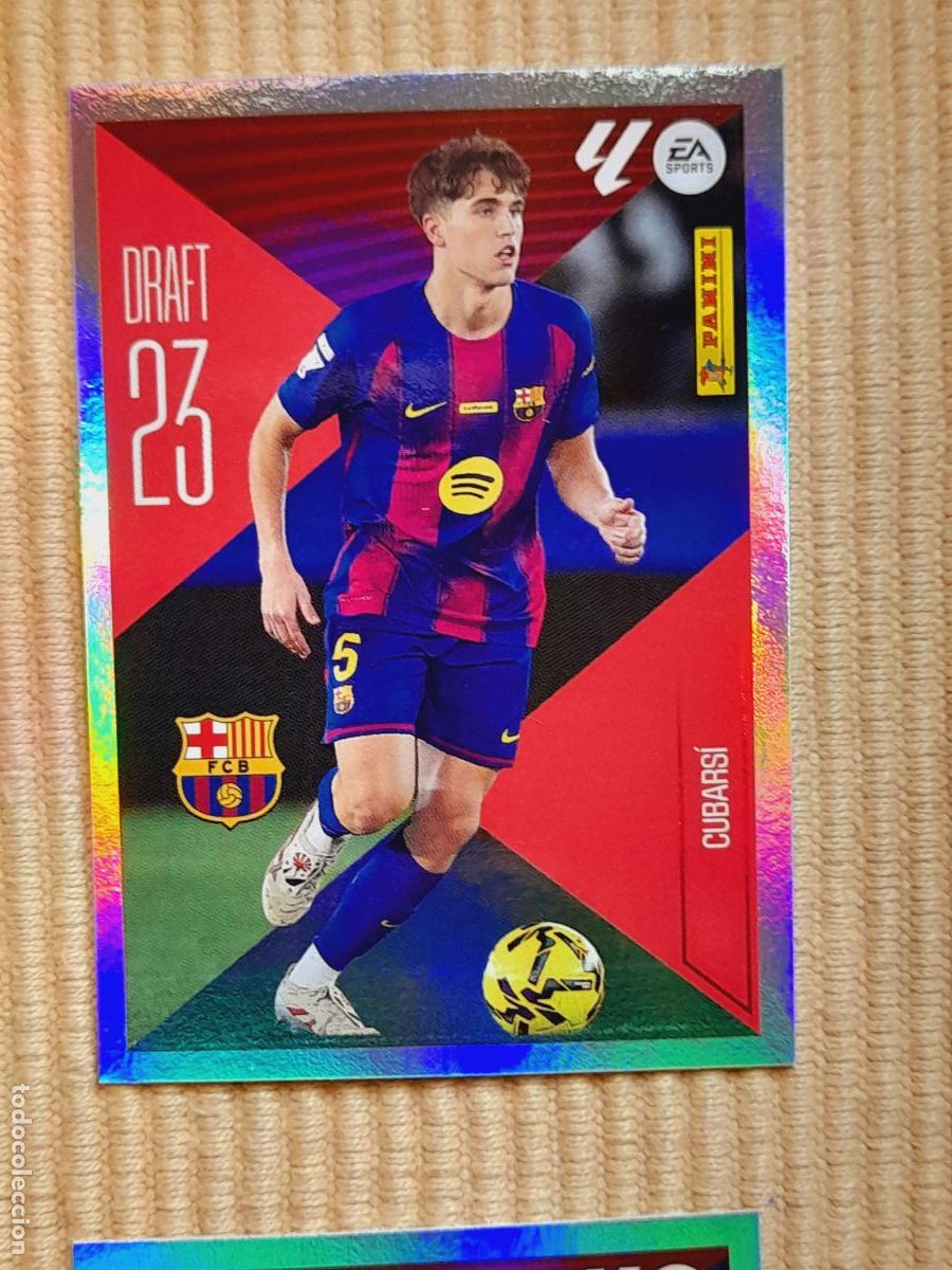 Figurine di Calcio: CROMO 6 CUBARSI (DRAFT 23) FC BARCELONA LIGA 26-27 2026 2027 &Aacute;LBUM ESTE
