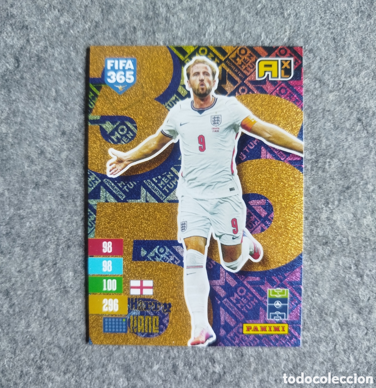 Cromos de f&uacute;tbol: MOMENTUM HARRY KANE ADRENALYN XL FIFA 365 2027 CROMO TRADING CARD PANINI