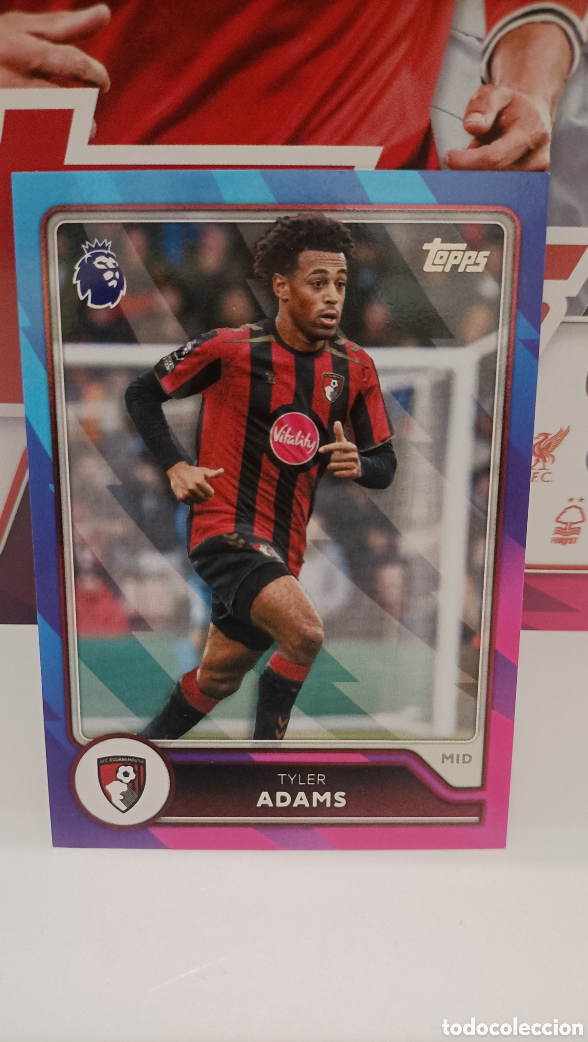 Cromos de f&uacute;tbol: Tyler Adams ( Bornemouth) Parallel Topps Premier League 26/27