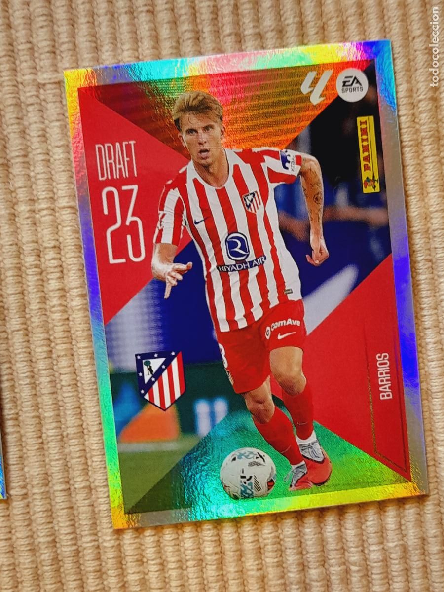 Cromos de f&uacute;tbol: CROMO 3 BARRIOS (DRAFT 23) ATLETICO MADRID LIGA 26-27 2026 2027 &Aacute;LBUM ESTE