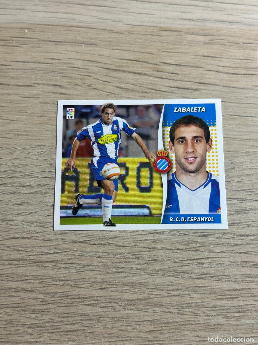 Cromos de f&uacute;tbol: ZABALETA ESPANYOL COLECCIONES ESTE LIGA 2006 2007 06 07 SIN PEGAR NUNCA PEGADO