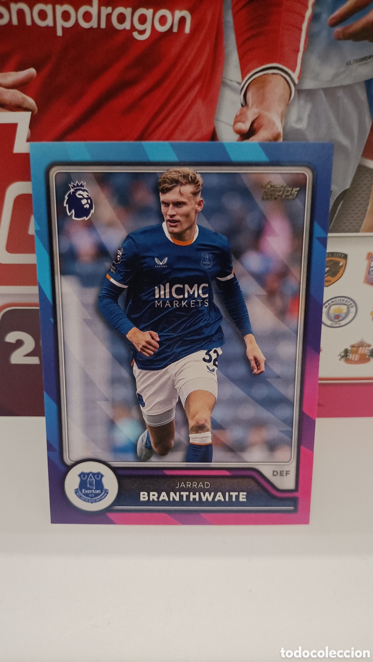 Cromos de f&uacute;tbol: Branthwaite ( Everton) Parallel Topps Premier League 26/27