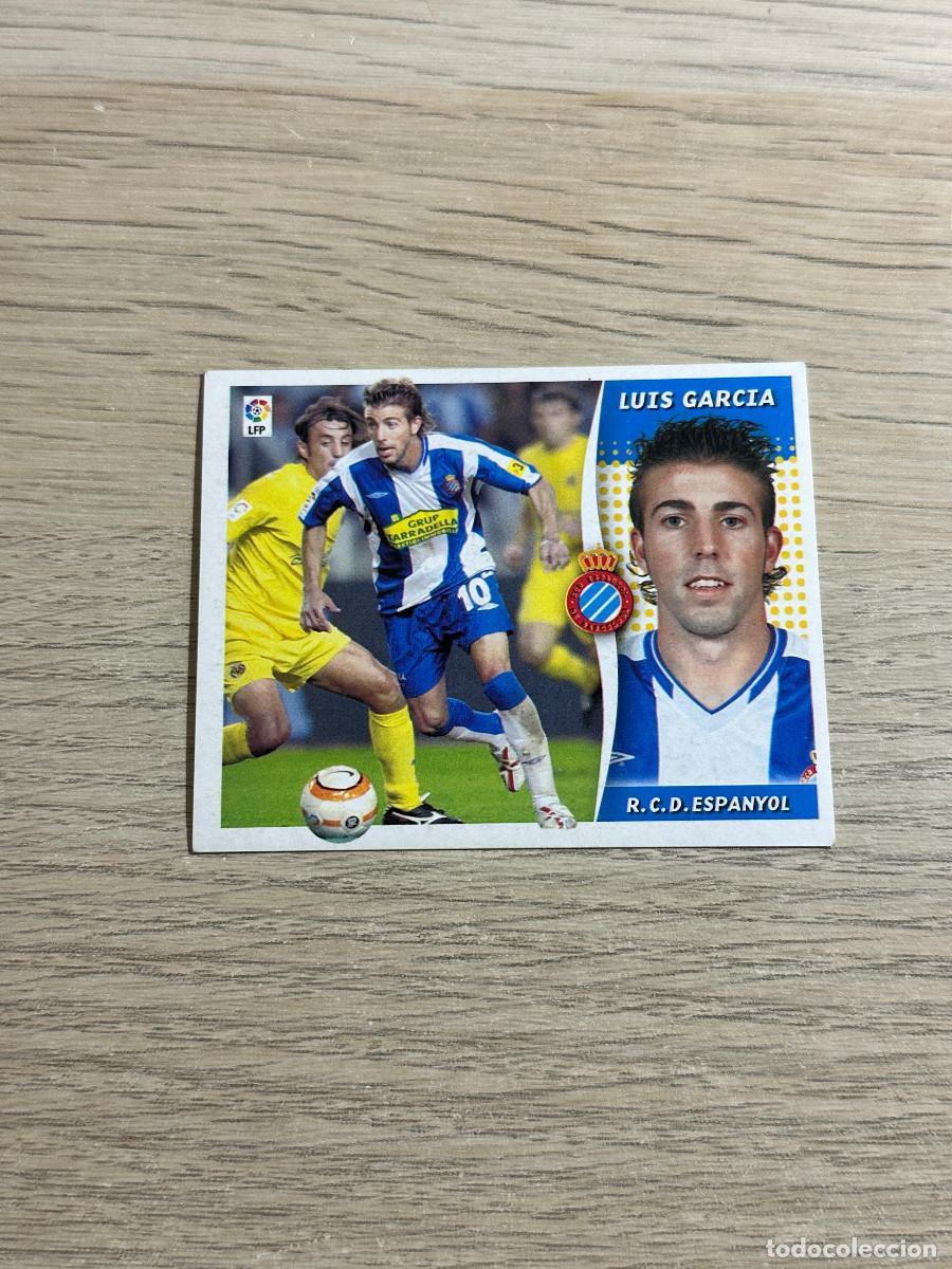 Cromos de f&uacute;tbol: LUIS GARCIA ESPANYOL COLECCIONES ESTE LIGA 2006 2007 06 07 SIN PEGAR NUNCA PEGADO
