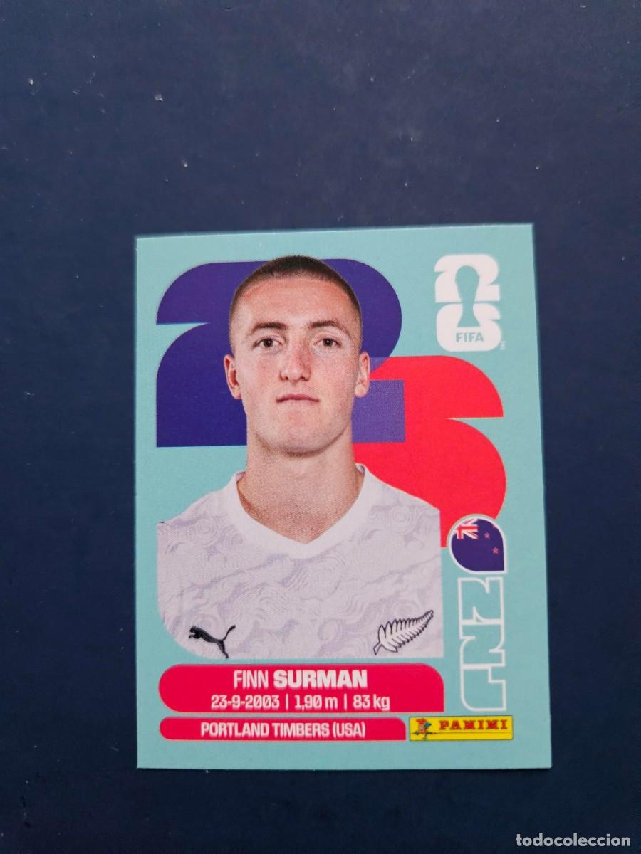 Cromos de f&uacute;tbol: NZL 9 FINN SURMAN NUEVA ZELANDA FIFA WORLD CUP MUNDIAL 26 2026 SIN PEGAR NUNCA PEGADO